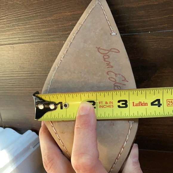 Beautiful Sam Edelman heels sz 9.5 brown leather - Picture 10 of 11